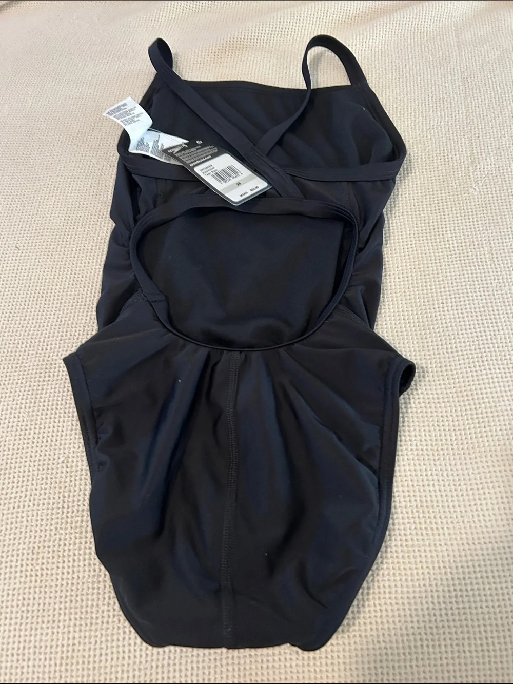 Speedo ProLt One piece Girls Youth Swimsuit, Black, Size 26Y, NWT
